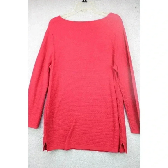 J.Jill Women's Long Sleeve Burgundy Red Tunic-Size Large - Picture 7 of 8